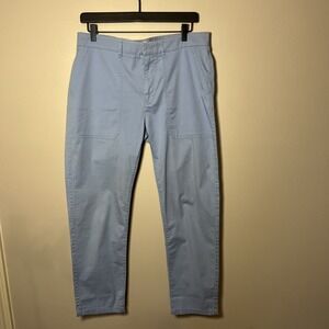 J. Crew Women's Slim Boyfriend Chino‎ Pants Light Blue Tag Size 29, Fits 34